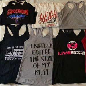 Workout tank bundle. 11 tanks included.